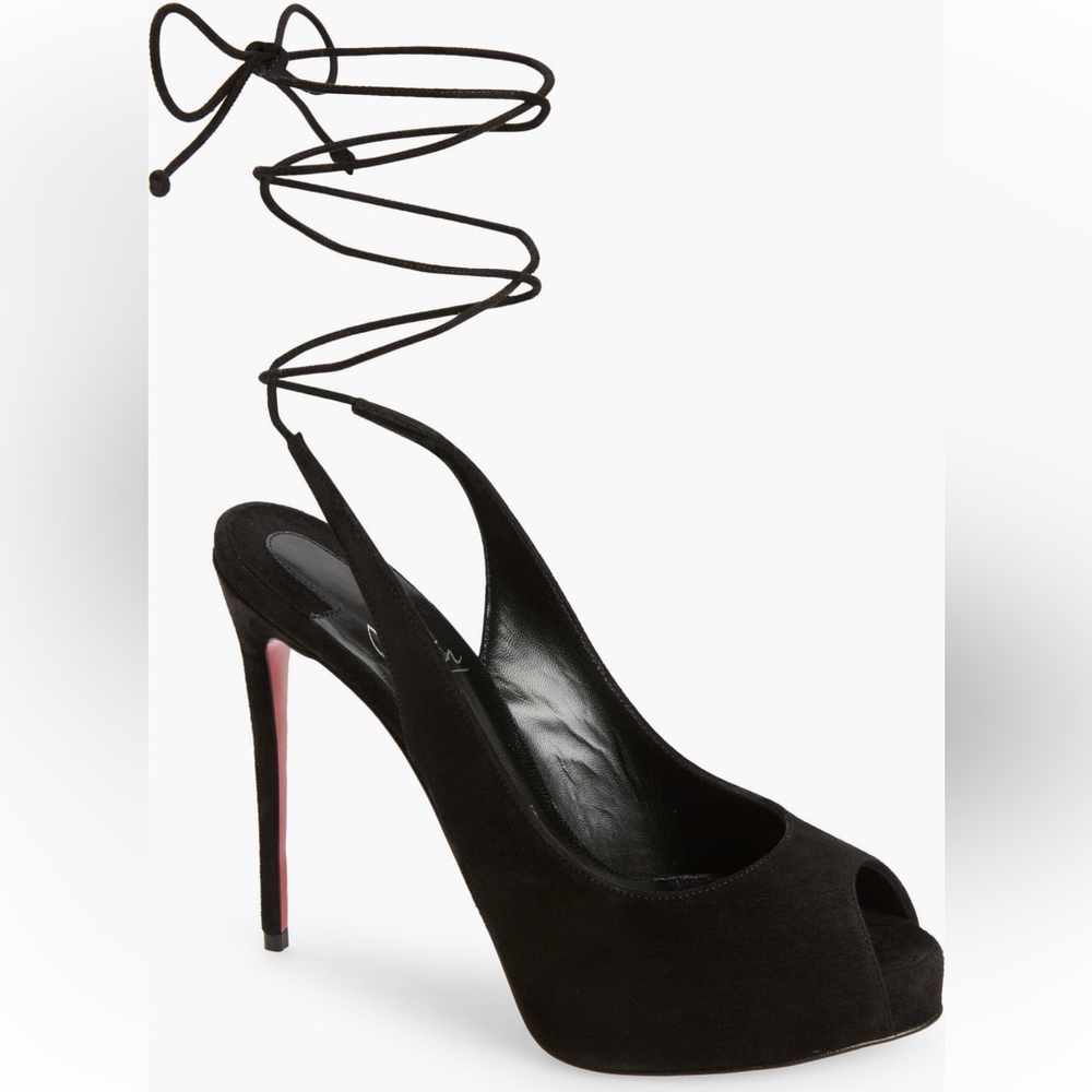 CHRISTIAN LOUBOUTIN PEEP TOE PUMP